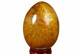 Polished Orpiment and Realgar Egg - Russia #175628-1